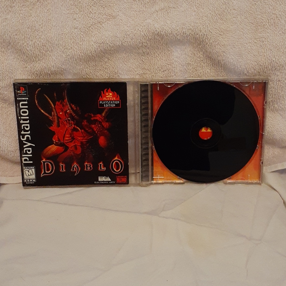 Rare ps1 diablo game
